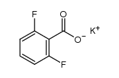 potassium 2,6-difluorobenzoate Structure