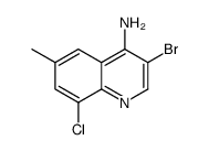 4-Amino-3-bromo-8-chloro-6-methylquinoline Structure