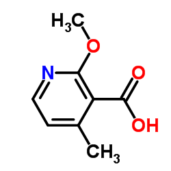 2-Methoxy-4-methylnicotinic acid Structure