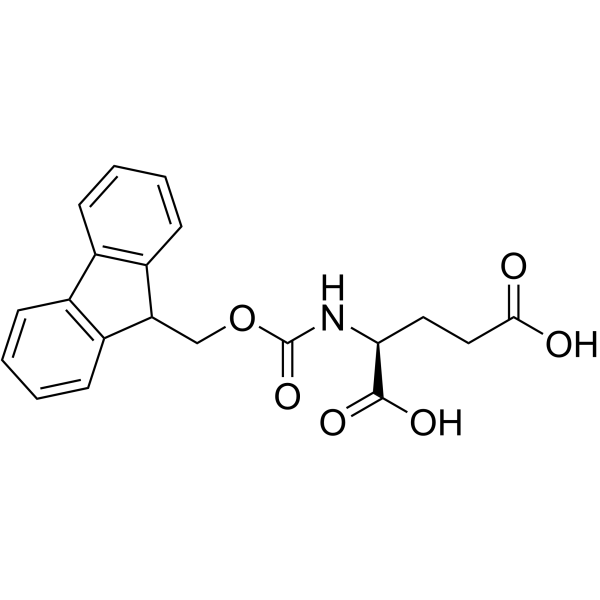 Fmoc-Glu-OH Structure