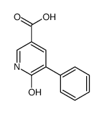 6-oxo-5-phenyl-1H-pyridine-3-carboxylic acid结构式