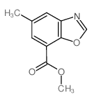 Methyl 5-methyl-1,3-benzoxazole-7-carboxylate Structure