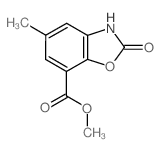 Methyl 5-methyl-2-oxo-2,3-dihydro-1,3-benzoxazole-7-carboxylate Structure