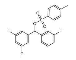 3,3',5-trifluorobenzhydryl tosylate结构式