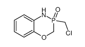 3-chloromethyl-3-oxo-2H-1,4,3-benzoxazaphosphorine结构式