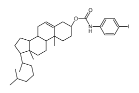 N-(4-iodophenyl)cholesteryl 3-carbamate结构式