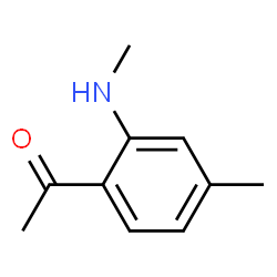 Ethanone, 1-[4-methyl-2-(methylamino)phenyl]- (9CI) structure