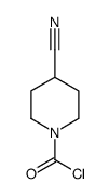 4-cyanopiperidine-1-carbonyl chloride Structure