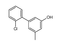 3-(2-chlorophenyl)-5-methylphenol结构式