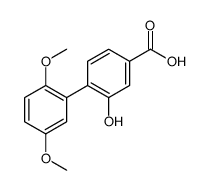 4-(2,5-dimethoxyphenyl)-3-hydroxybenzoic acid Structure