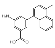 3-amino-5-(4-methylnaphthalen-1-yl)benzoic acid Structure