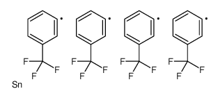 tetrakis[3-(trifluoromethyl)phenyl]stannane Structure