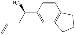 (1R)-1-INDAN-5-YLBUT-3-ENYLAMINE结构式