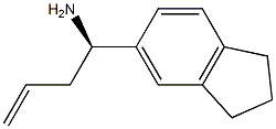 (1R)-1-INDAN-5-YLBUT-3-ENYLAMINE Structure