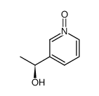 3-Pyridinemethanol,alpha-methyl-,1-oxide,(S)-(9CI)结构式