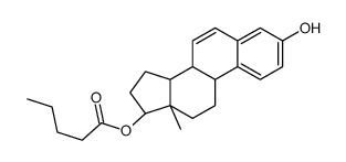 6-Dehydro Estradiol 17-Valerate structure