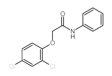 Acetamide,2-(2,4-dichlorophenoxy)-N-phenyl-结构式