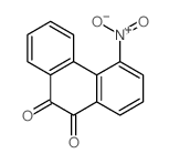 9,10-Phenanthrenedione, 4-nitro- structure