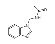 Acetamide, N-(1H-benzimidazol-1-ylmethyl)- (9CI)结构式