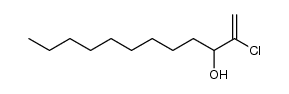 2-chloro-1-dodecen-3-ol结构式