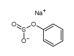 sulfurous acid monophenyl ester, sodium-salt Structure