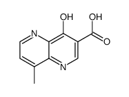 3-carboxy-4-hydroxy-8-methyl-1,5-naphthyridine结构式