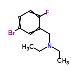 N-(5-Bromo-2-fluorobenzyl)-N-ethylethanamine Structure