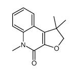 1,1,5-trimethyl-2H-furo[2,3-c]quinolin-4-one Structure