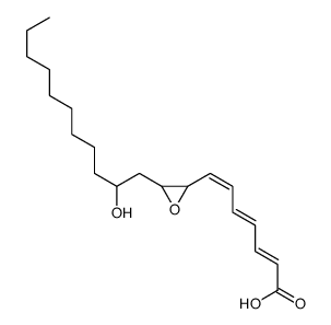 11-hydroxy-8,9-epoxyeicosatrienoic acid结构式