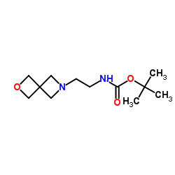 Tert-Butyl (2-(2-Oxa-6-Azaspiro[3.3]Heptan-6-Yl)Ethyl)Carbamate Structure