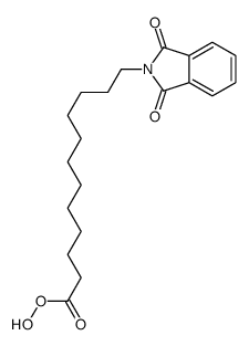 12-(1,3-dioxoisoindol-2-yl)dodecaneperoxoic acid结构式