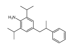 4-(2-phenylpropyl)-2,6-di(propan-2-yl)aniline Structure