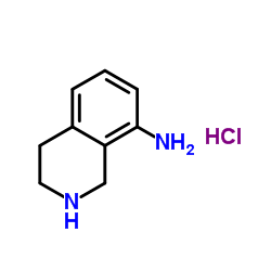 1,2,3,4-Tetrahydro-8-isoquinolinamine hydrochloride (1:1) structure