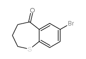 7-bromo-3,4-dihydro-2h-1-benzothiepin-5-one结构式