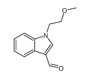 1-(2-METHOXY-ETHYL)-1H-INDOLE-3-CARBALDEHYDE structure