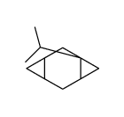 Tricyclo[5.1.0.03,5]octane, 1-(1-methylethyl)-, (1alpha,3ba,5ba,7alpha)- (9CI)结构式