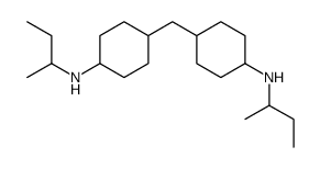 Cyclohexanamine, 4,4-methylenebisN-(1-methylpropyl)- structure