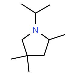 Pyrrolidine, 2,4,4-trimethyl-1-(1-methylethyl)- (9CI)结构式