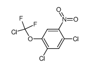 3-nitro-4,6-dichloro-difluorochloromethoxybenzene Structure