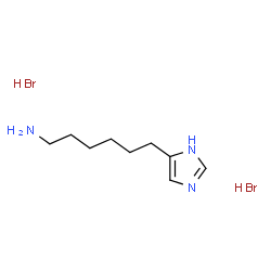 6-(1H-IMIDAZOL-4-YL)-HEXYLAMINE 2HBR Structure