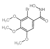 Benzamide,2-bromo-N-hydroxy-3,4,5-trimethoxy-结构式
