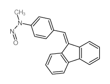N-[4-(fluoren-9-ylidenemethyl)phenyl]-N-methyl-nitrous amide Structure