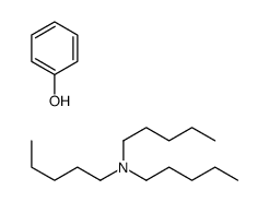 phenol, compound with N,N-dipentylpentylamine (1:1)结构式