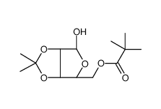 2,3-O-ISOPROPYLIDENE-5-O-PIVALOYL-D-RIBOFURANOSE结构式