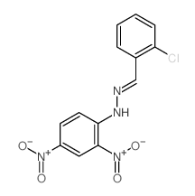 Benzaldehyde,2-chloro-, 2-(2,4-dinitrophenyl)hydrazone Structure