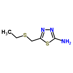 5-[(Ethylsulfanyl)methyl]-1,3,4-thiadiazol-2-amine Structure