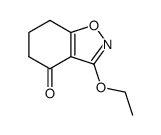 3-ethoxy-4,5,6,7-tetrahydro-1,2-benzisoxazol-4-one结构式