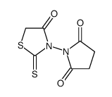 1-(4-oxo-2-thioxothiazolidin-3-yl)pyrrolidine-2,5-dione structure