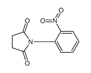 1-(2-nitrophenyl)pyrrolidine-2,5-dione结构式