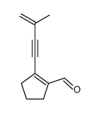 1-Cyclopentene-1-carboxaldehyde, 2-(3-methyl-3-buten-1-ynyl)- (9CI)结构式